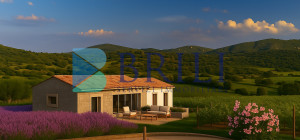 Panoramic agricultural land with approved plans for a country house and swimming pool