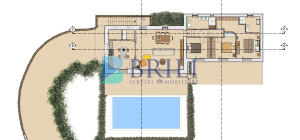Panoramic agricultural land with approved plans for a country house and swimming pool
