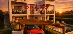 Villa singola con piscina in costruzione a Pittulongu-Bados