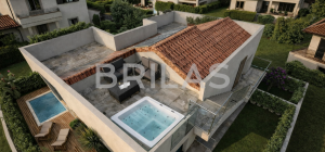 Villa singola con piscina in costruzione a Pittulongu-Bados