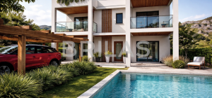 Villa singola con piscina in costruzione a Pittulongu-Bados