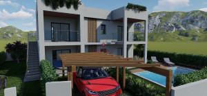 Detached Villa with Swimming Pool in Pittulongu - Under Construction