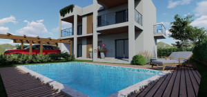 Detached Villa with Swimming Pool in Pittulongu - Under Construction