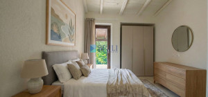 Renovated apartment 200 meters from the sea with a large private garden