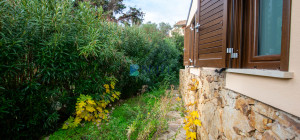 Renovated apartment 200 meters from the sea with a large private garden