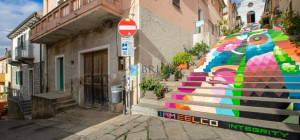 Arzachena centro storico adiacente alla scalinata di Santa Lucia