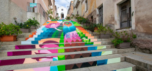 Arzachena centro storico adiacente alla scalinata di Santa Lucia