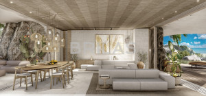 Villa di lusso fronte spiaggia con piscina e terrazze panoramiche