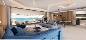 Villa di lusso fronte spiaggia con piscina e terrazze panoramiche