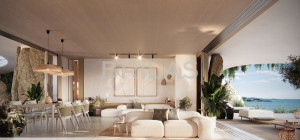 Villa di lusso fronte spiaggia con piscina e terrazze panoramiche