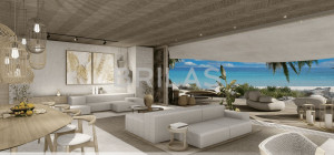 Villa di lusso fronte spiaggia con piscina e terrazze panoramiche