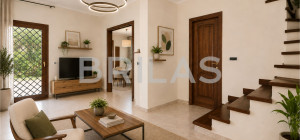 Villa bifamiliare con giardino