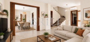 Semi-detached villa with private garden