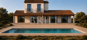 Terreno con progetto approvato per casa colonica con piscina