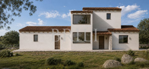 Terreno con progetto approvato per casa colonica con piscina