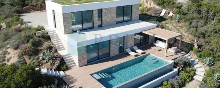 Villa al rustico con un ettaro vicino ad Olbia