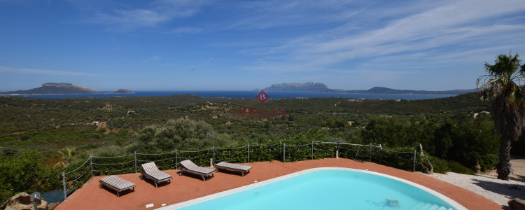 Villa with swimming pool with seaview in Suiles