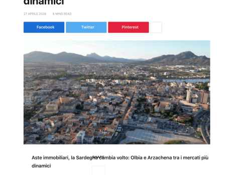 Il mercato delle aste immobiliari in Sardegna cambia prospettiva. Sardegna Reporter