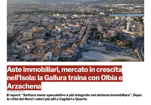Il report Brili Brilas sulle aste immobiliari, su consulenza di Mirko Frigerio. SardiniaPost