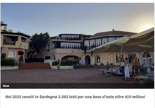 Aste immobiliari, emerge la Gallura. Il report regionale elaborato da Brili e Brilas. Rai News