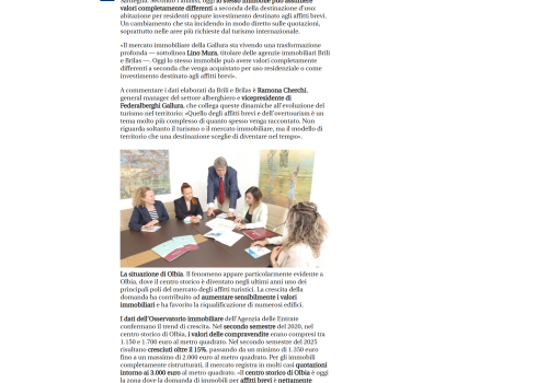 I palazzi diventano B&b: affitti brevi e overtourism ridisegnano il mercato immobiliare. La Nuova Sardegna