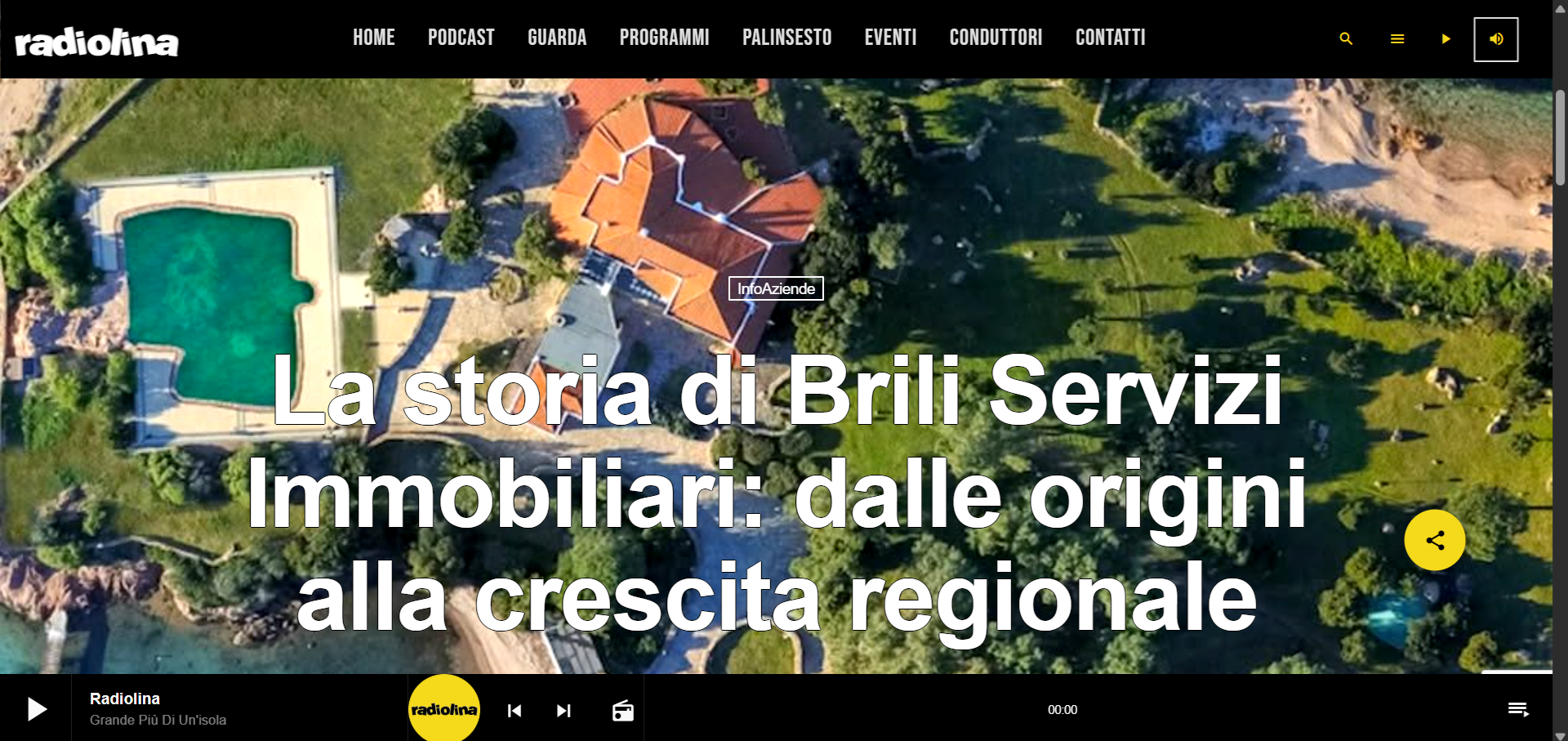 La storia di Brili Servizi Immobiliari: dalle origini alla crescita regionale. Radiolina